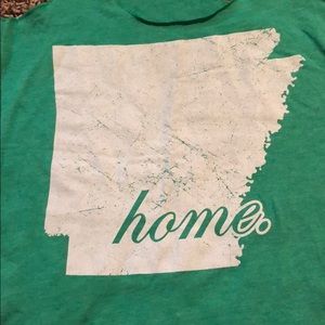 Green Next Level Arkansas tank top